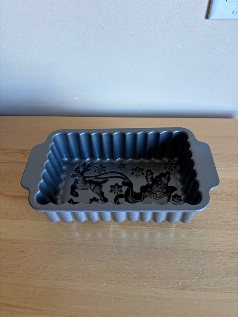 Nordic Ware Gray Nonstick Holiday Loaf Pan